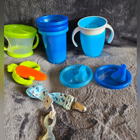 NWOT BUNDLE Toddler Cups and Feeding Gear Munchkin Oxo tot bowl - Picture 2 of 3